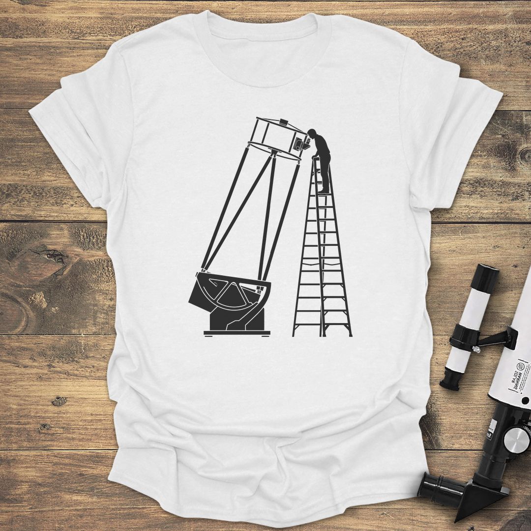 Giant Dobsonian Observer - White t-shirt
