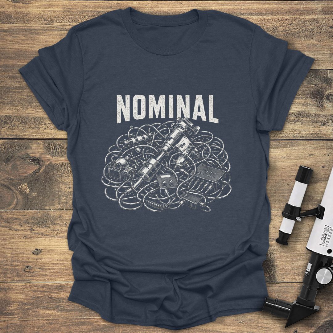 Nominal Cable Chaos - Heather Navy t-shirt
