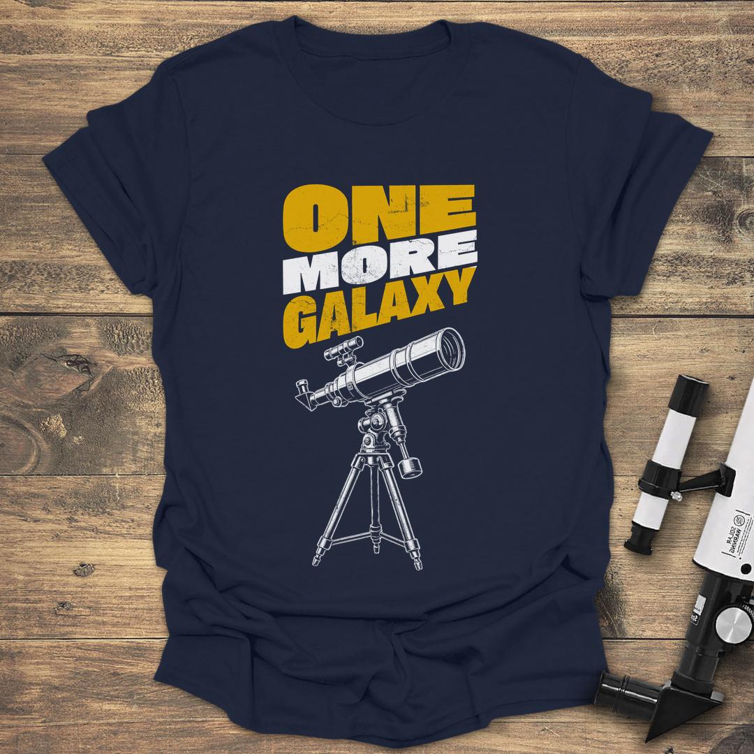 One More Galaxy Telescope - Navy T-Shirt