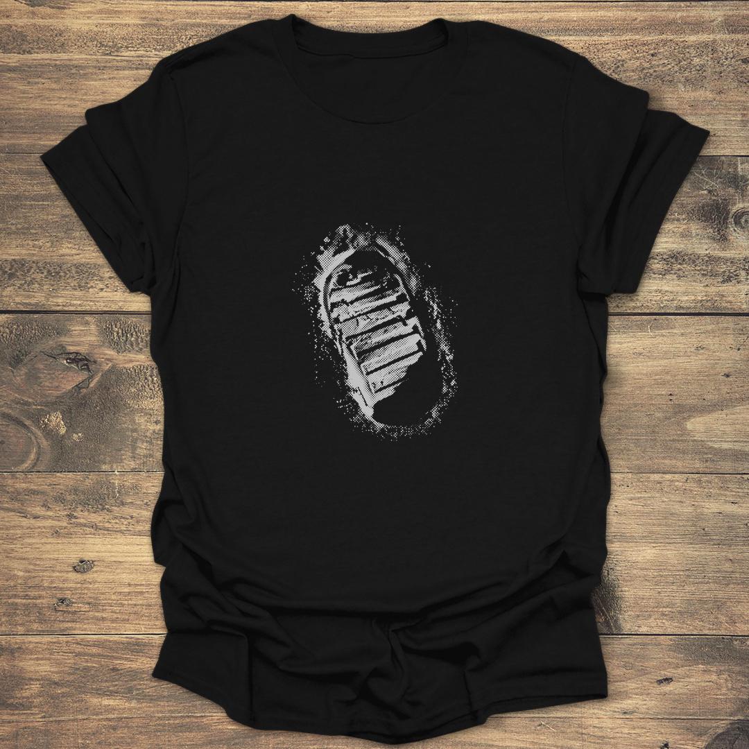 Moon Boot Footprint - Black T-Shirt
