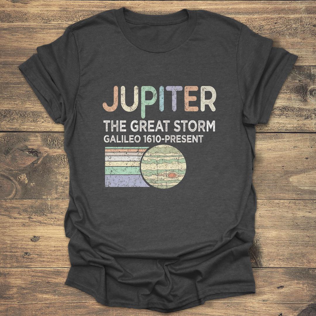 Jupiter The Great Storm - Dark heather T-Shirt