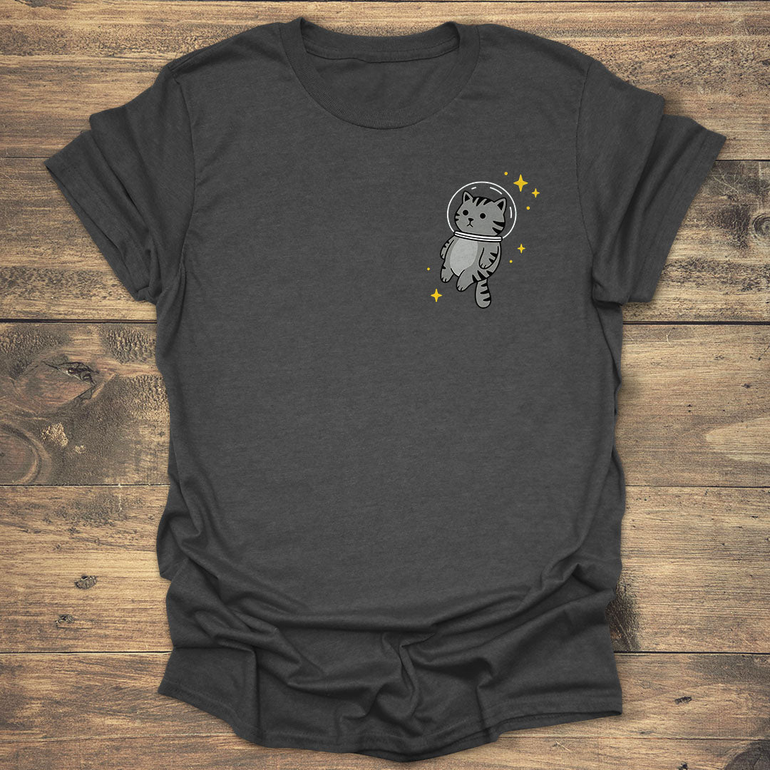 Astro-Cat Space Explorer - Dark heather T-Shirt