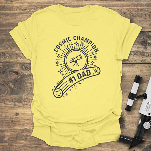 Cosmic Champion Dad - Cornsilk T-Shirt