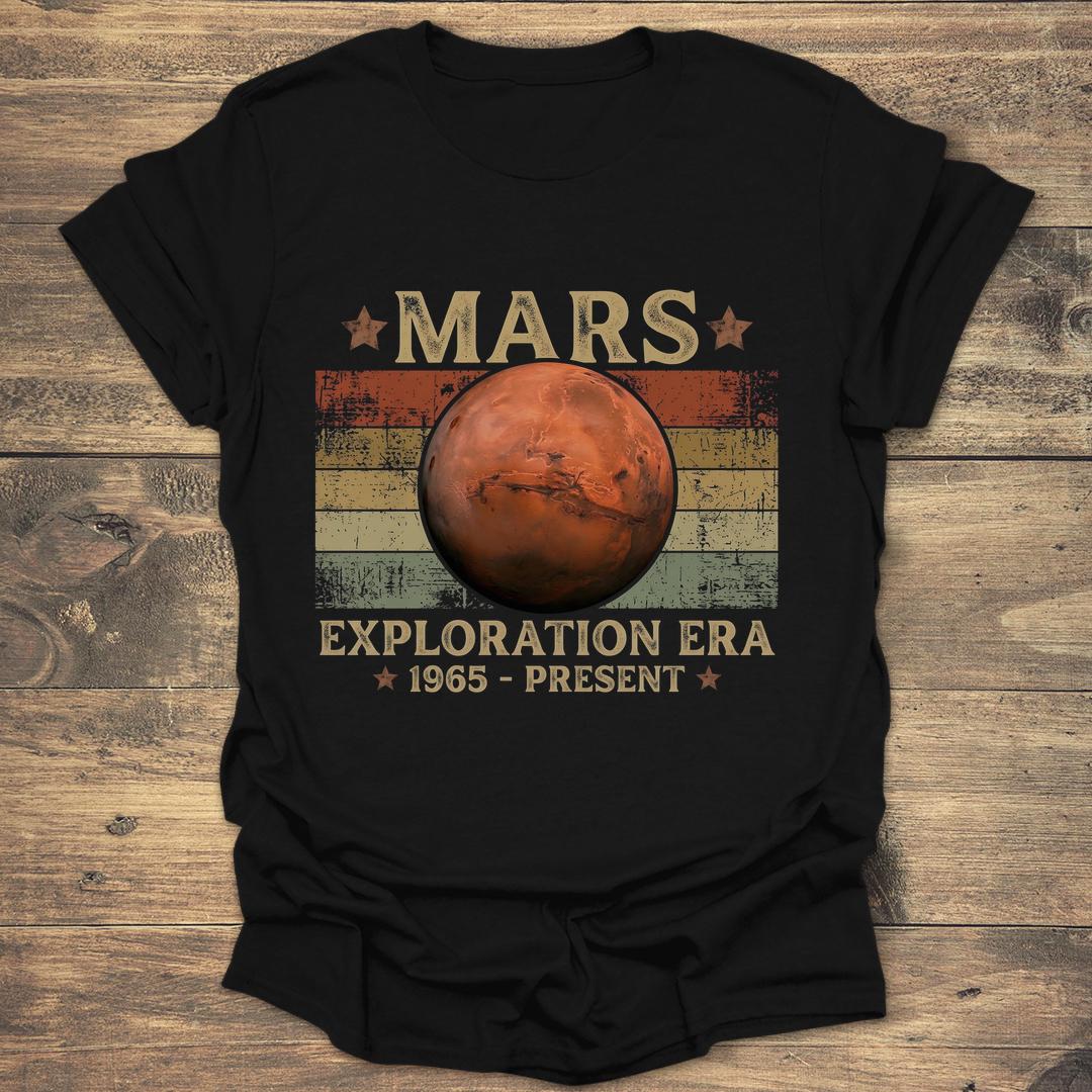 Mars Exploration Era - Black T-Shirt