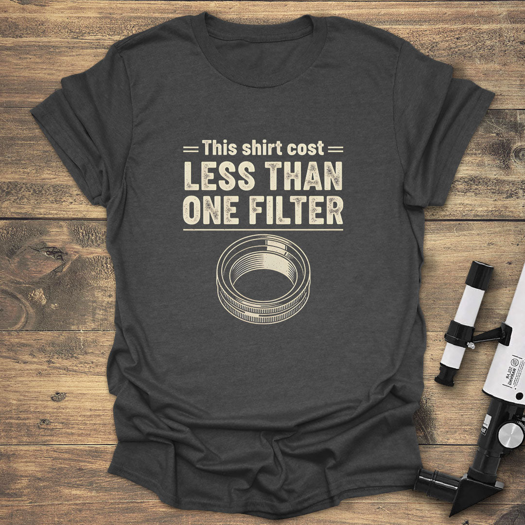 Less Than One Filter - Dark heather T-Shirt