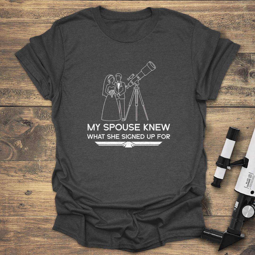 My Spouse Knew - Dark heather T-Shirt
