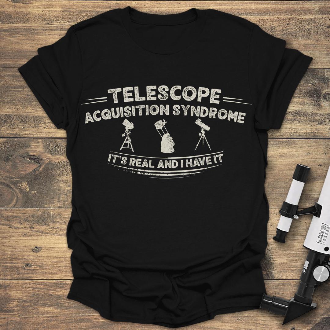 Telescope Acquisition Syndrome - Black T-Shirt