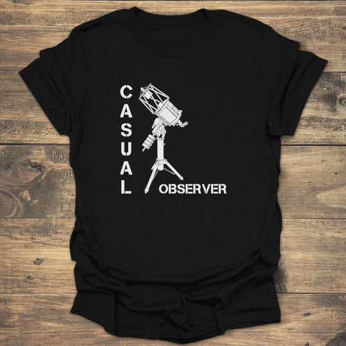 Casual Observer - Black T-Shirt