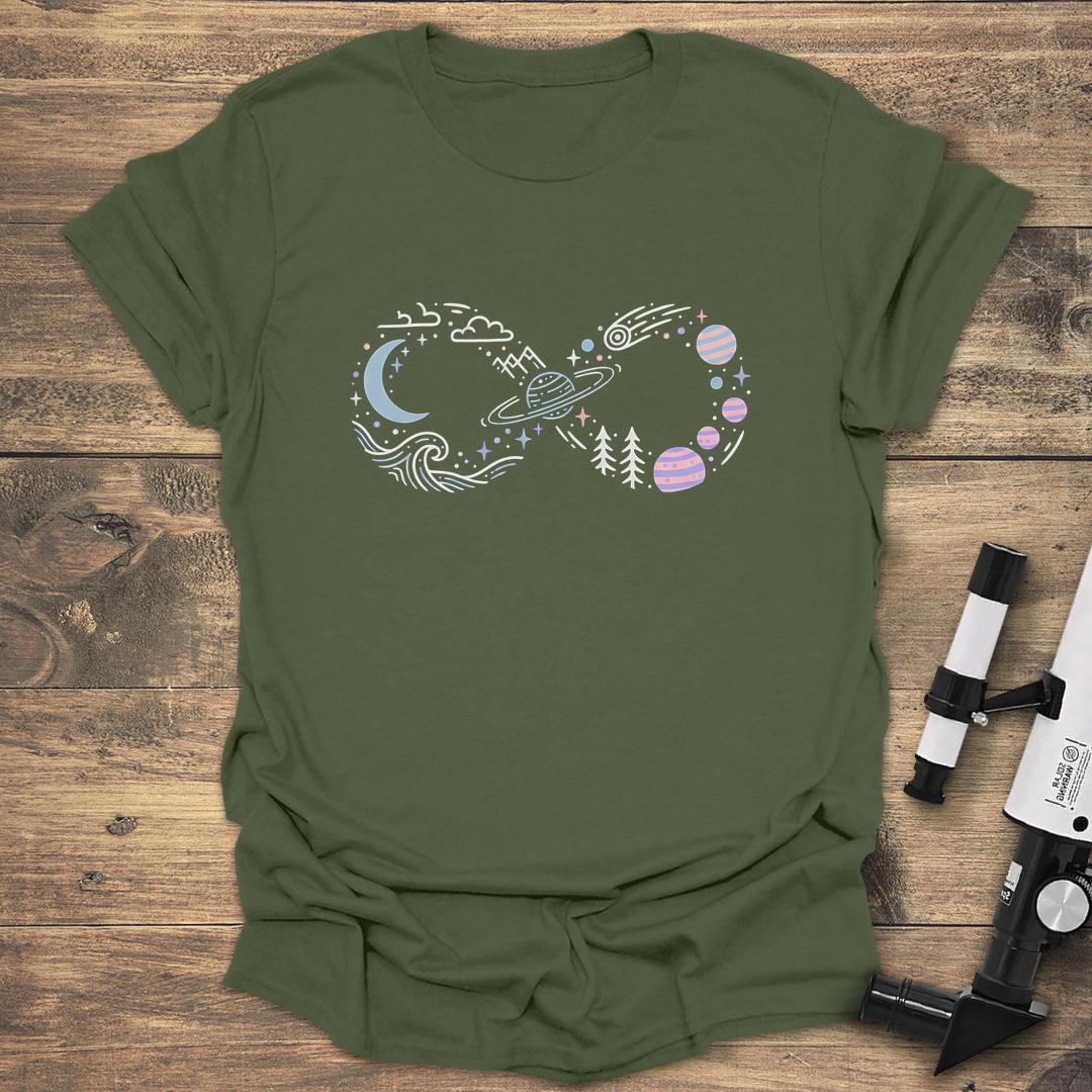 Space Shirt - Military Green T-Shirt