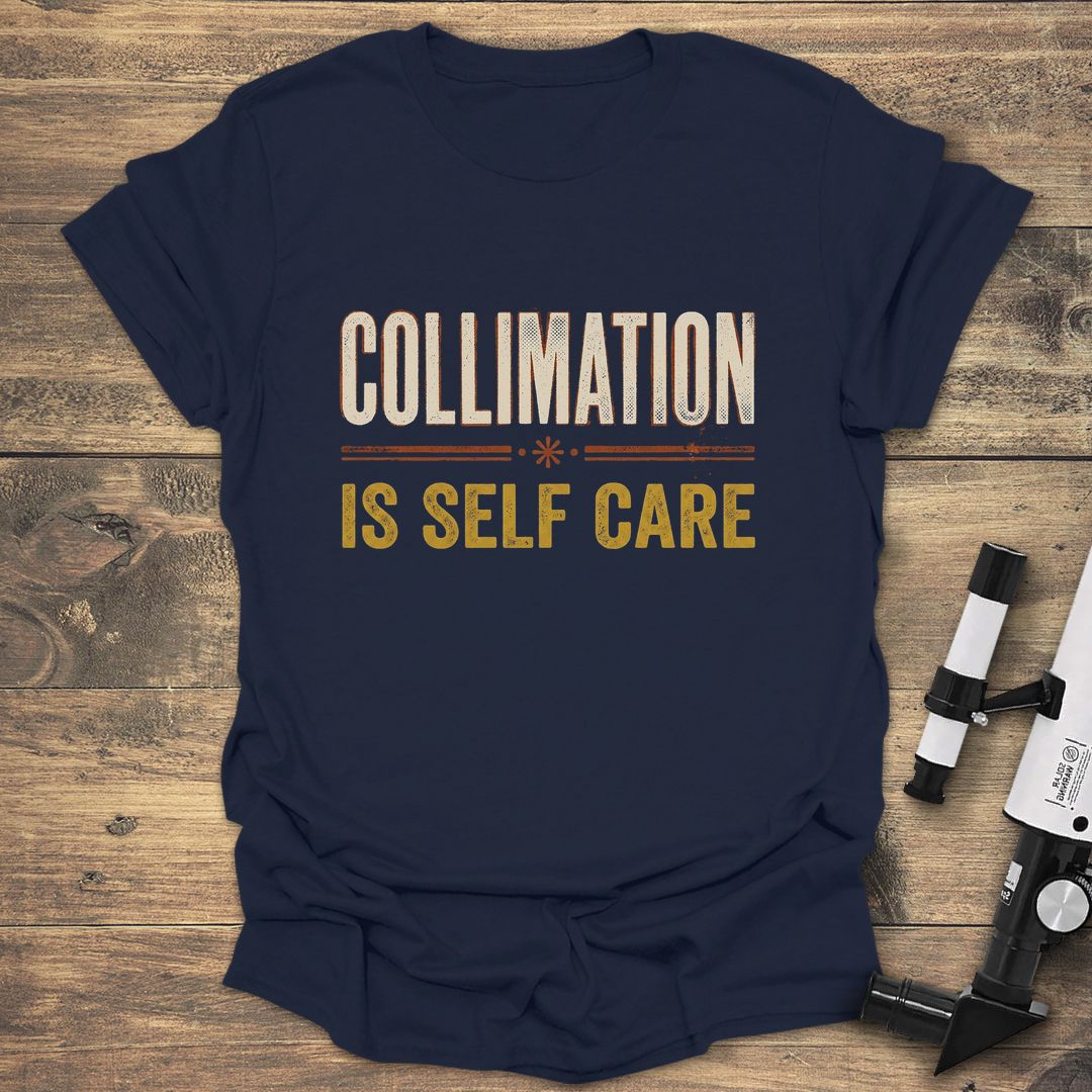 Collimation Is Self Care - Navy T-Shirt
