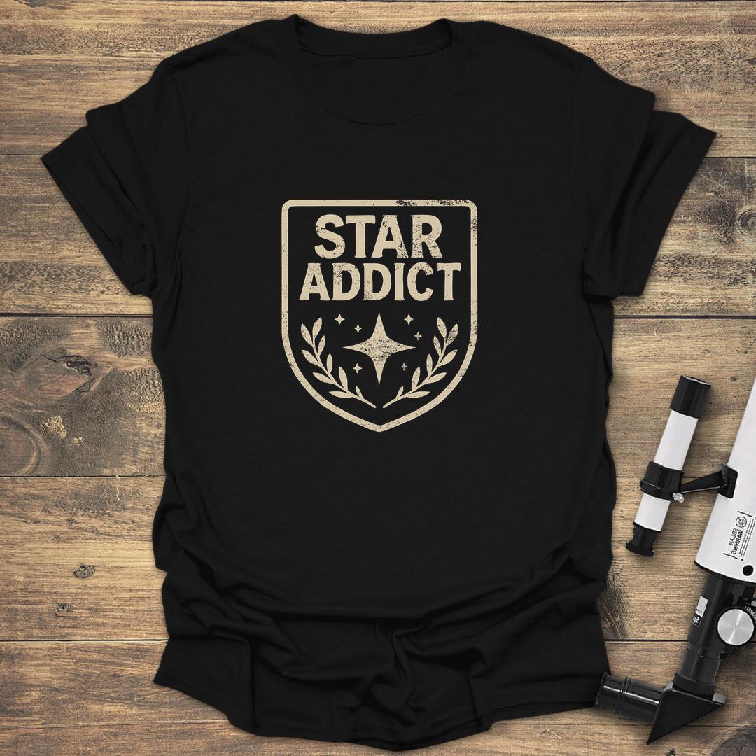 Star Addict Emblem - Black T-Shirt