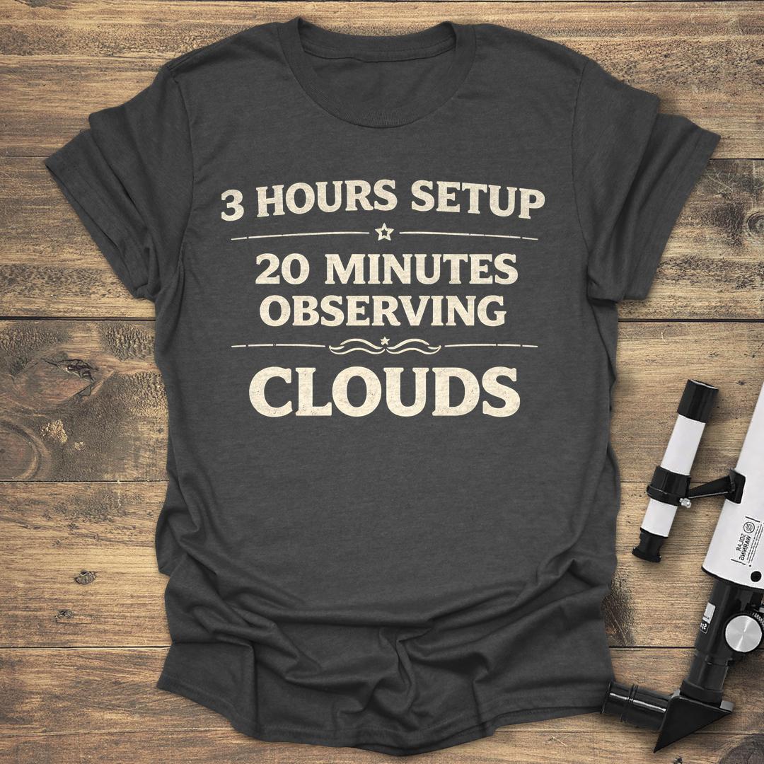 3 Hours Setup - Dark heather T-Shirt