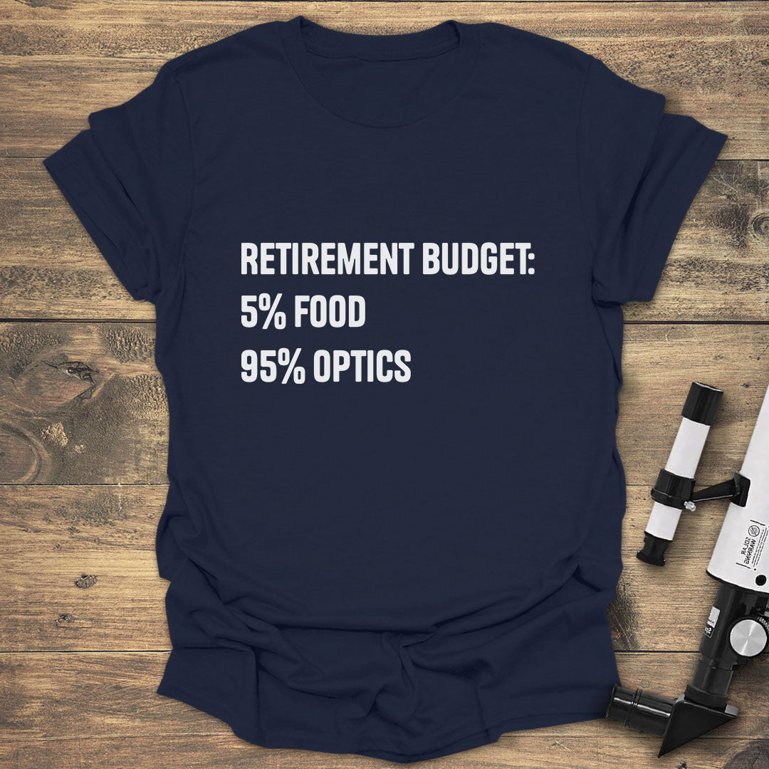 Retirement Budget - Navy T-Shirt