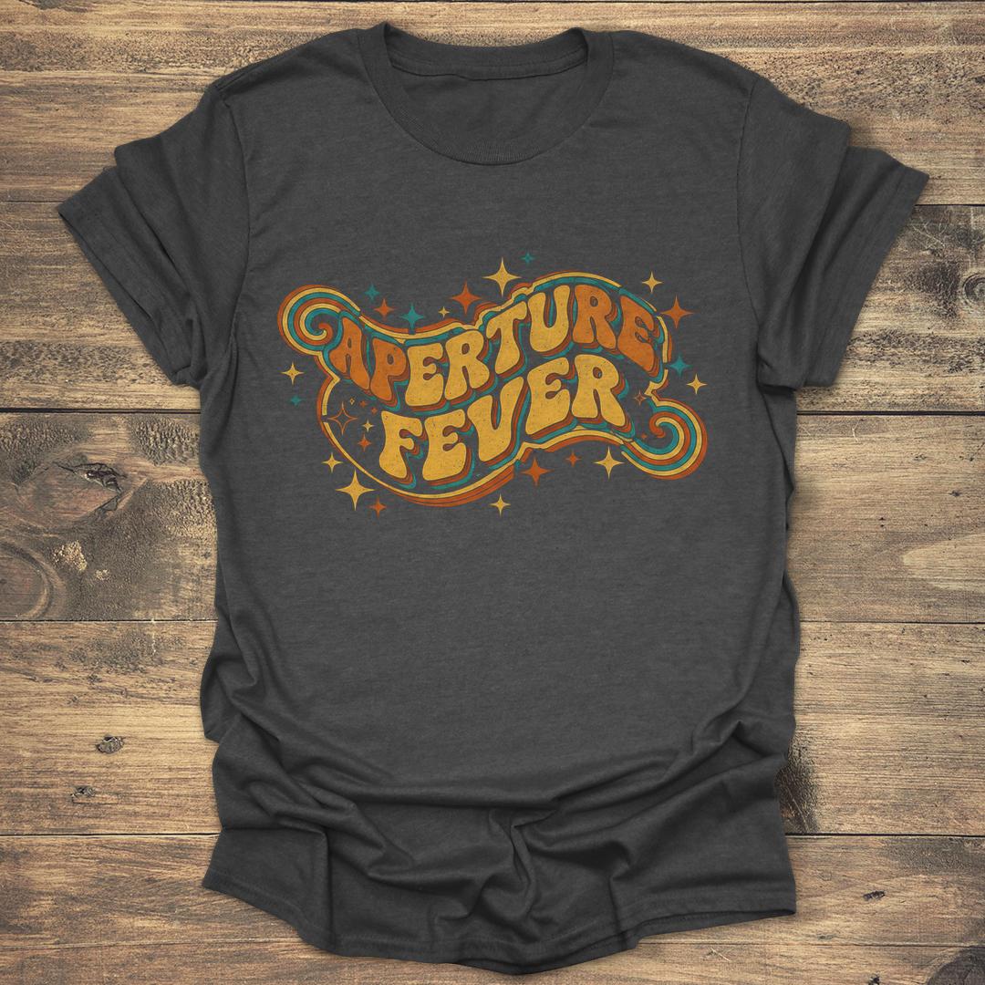 Aperture Fever Retro 70s - Dark heather T-Shirt