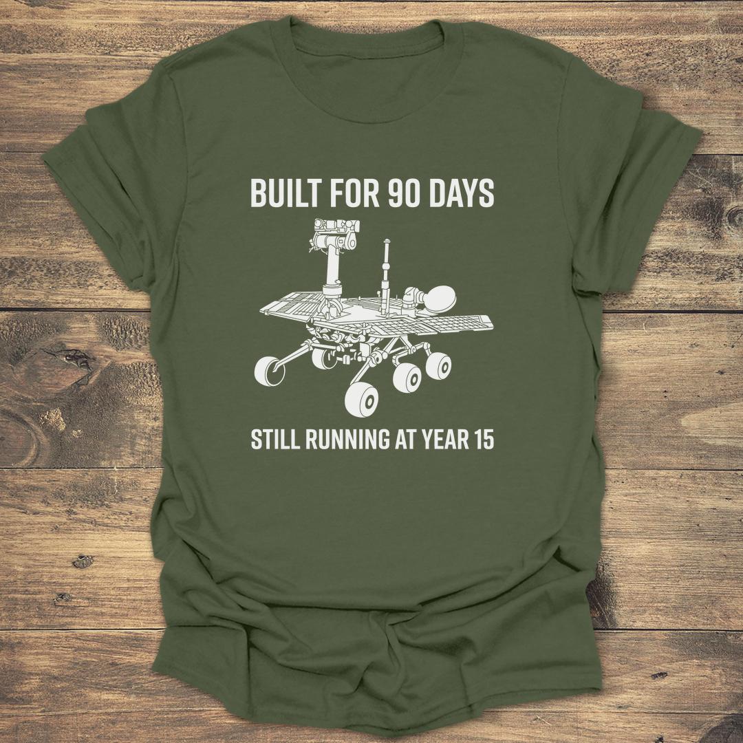 15 Year Mars Rover - Military Green T-Shirt