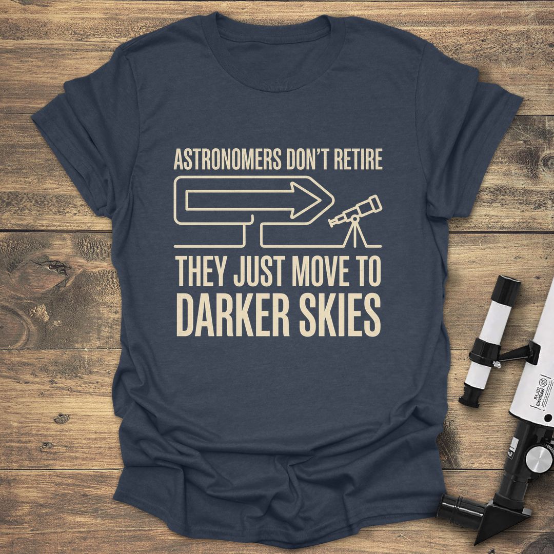 Move To Darker Skies - Heather Navy T-Shirt