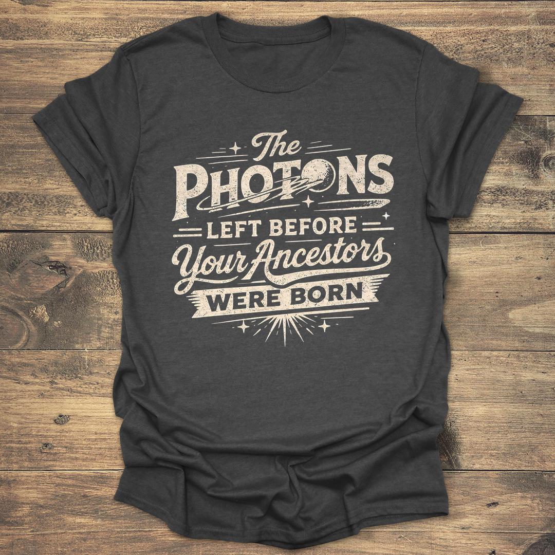 The Photons Left Before Your Ancestors - Dark heather T-Shirt