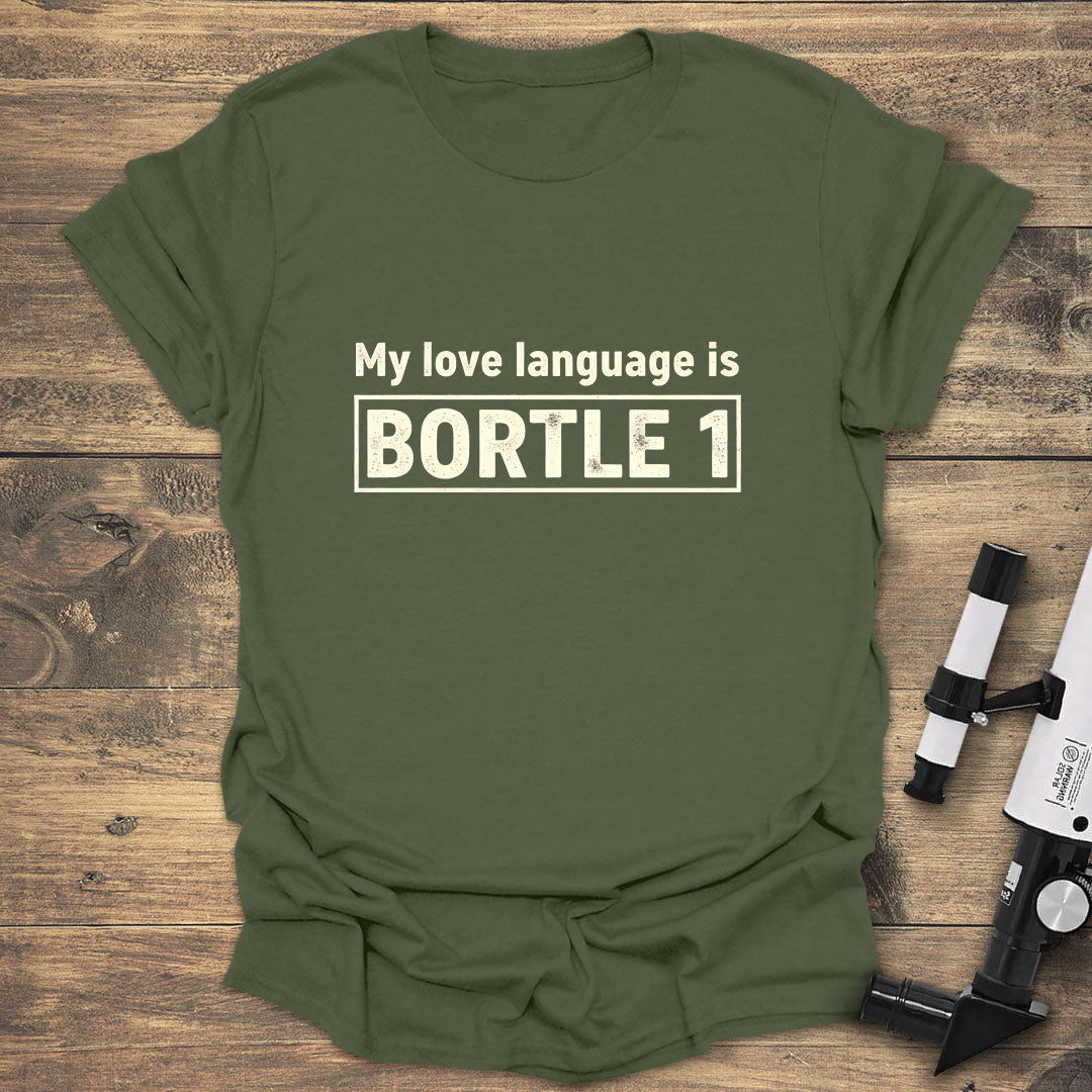 Bottle Languages - Military Green T-Shirt