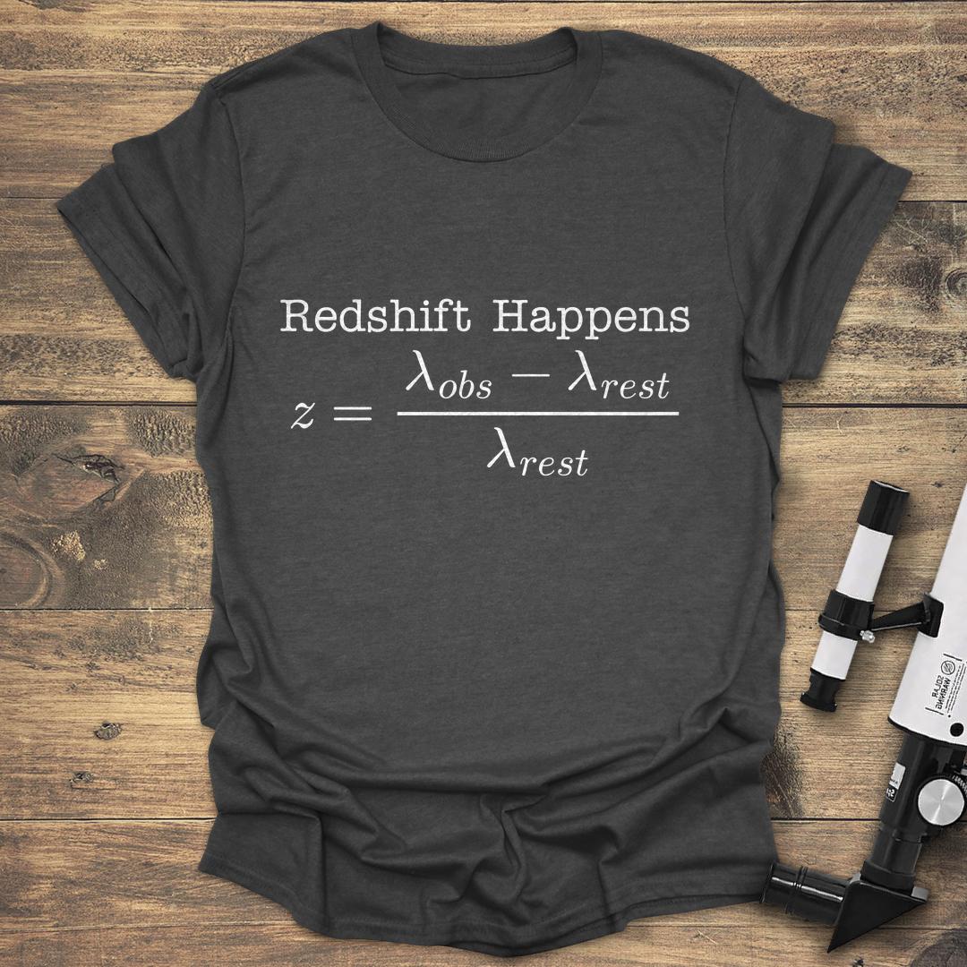 Redshift Happens - Dark heather T-Shirt