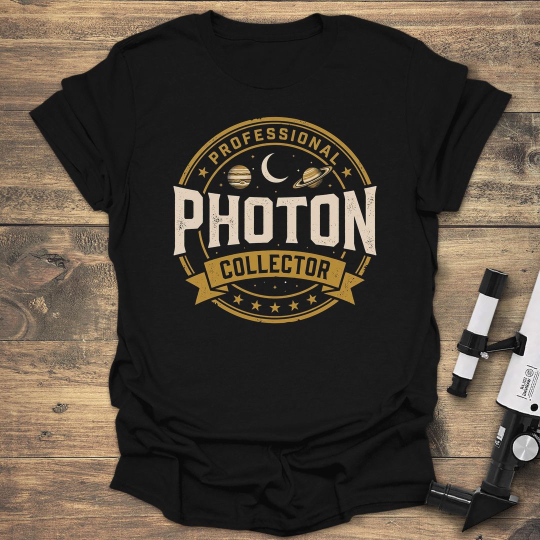 Professional Photon Collector - Black t-shirt