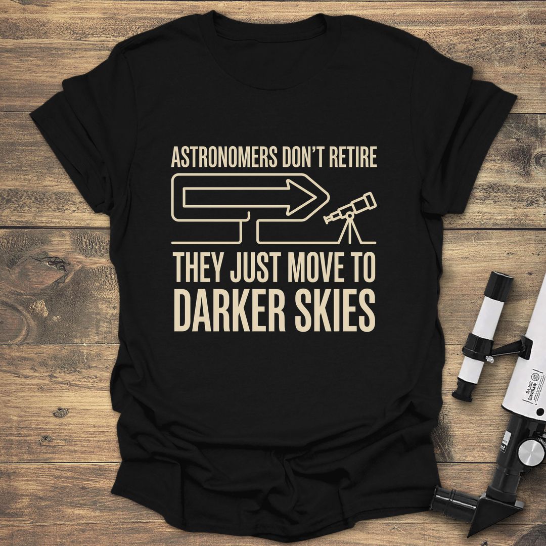 Move To Darker Skies - Black T-Shirt
