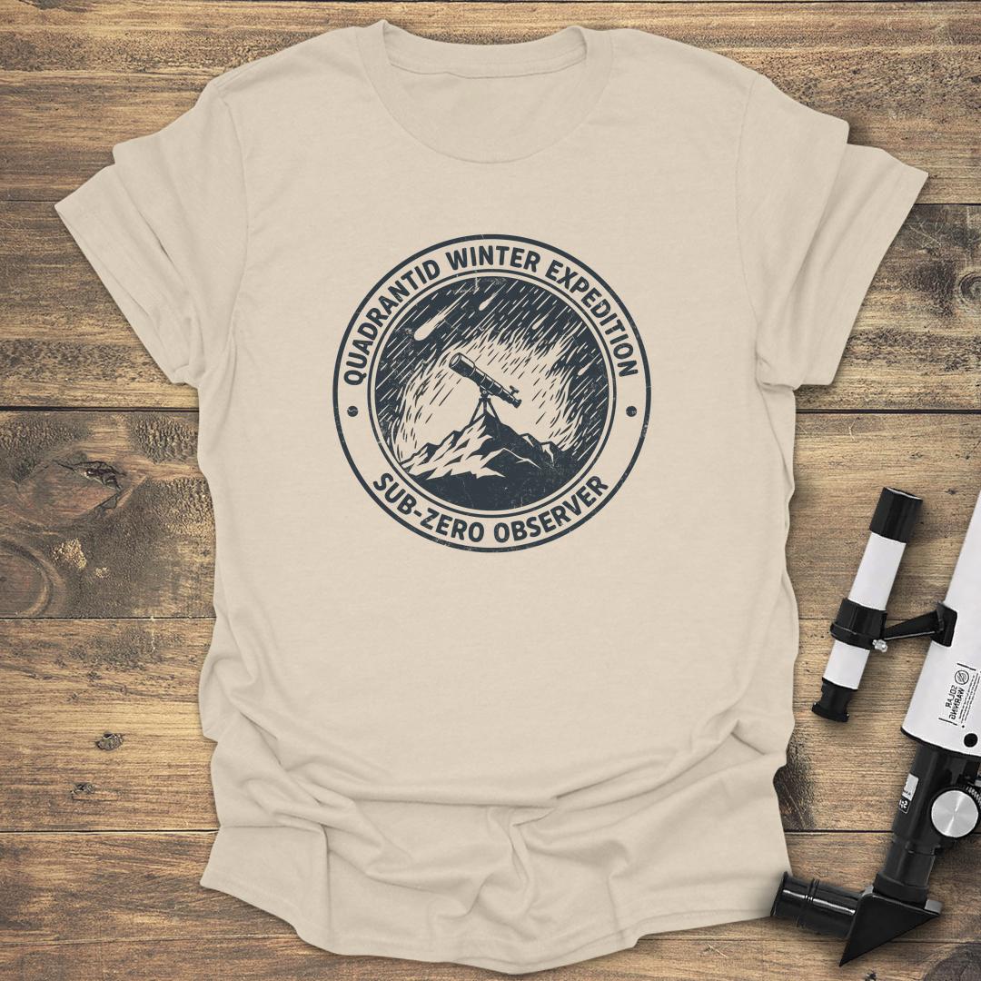 Quadrantid Winter Expedition - Natural T-Shirt