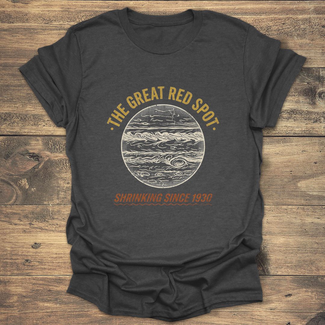 The Great Red Spot: Shrinking Since 1930 - Dark heather T-Shirt