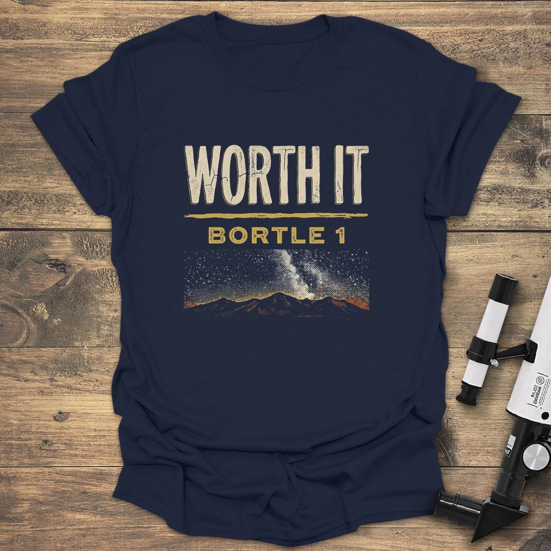 Worth It Bortle 1 - Navy T-Shirt
