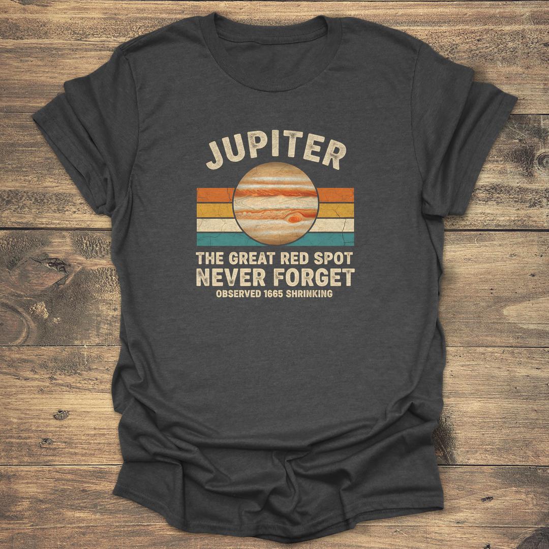 Jupiter The Great Red Spot - Dark heather T-Shirt