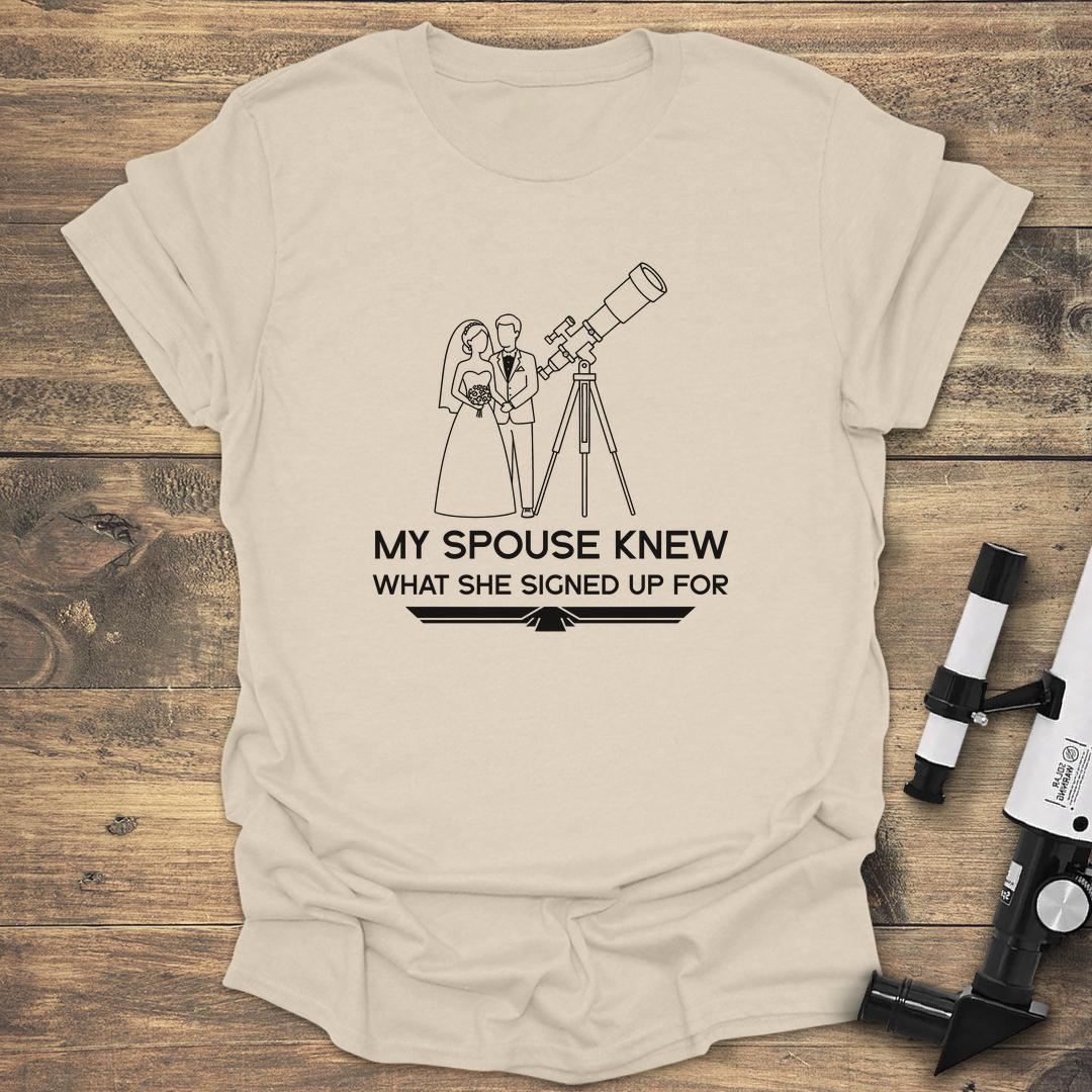 My Spouse Knew - Natural T-Shirt