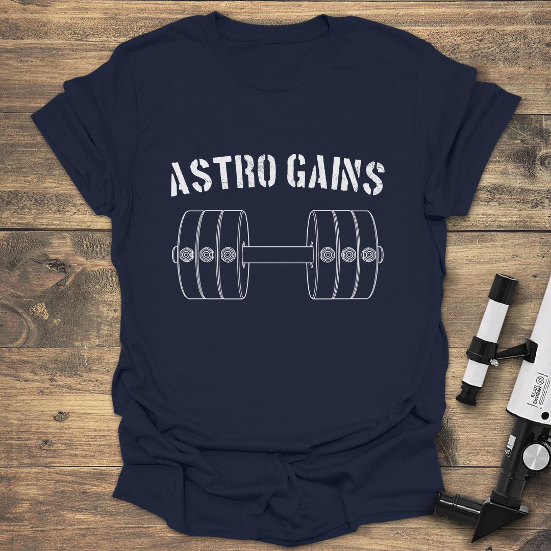 Astro Gains - Navy T-Shirt