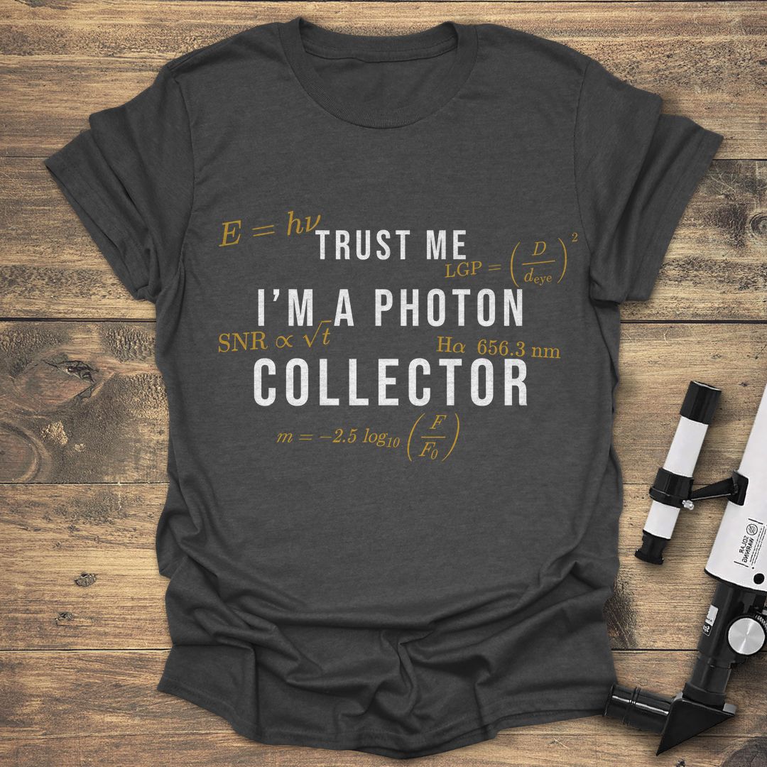 Trust Me I'm A Photon - Dark Heather t-shirt