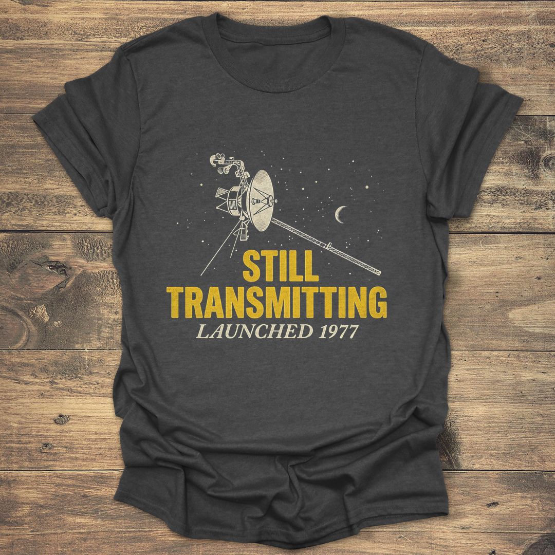 Voyager Still Transmitting - Dark heather T-Shirt