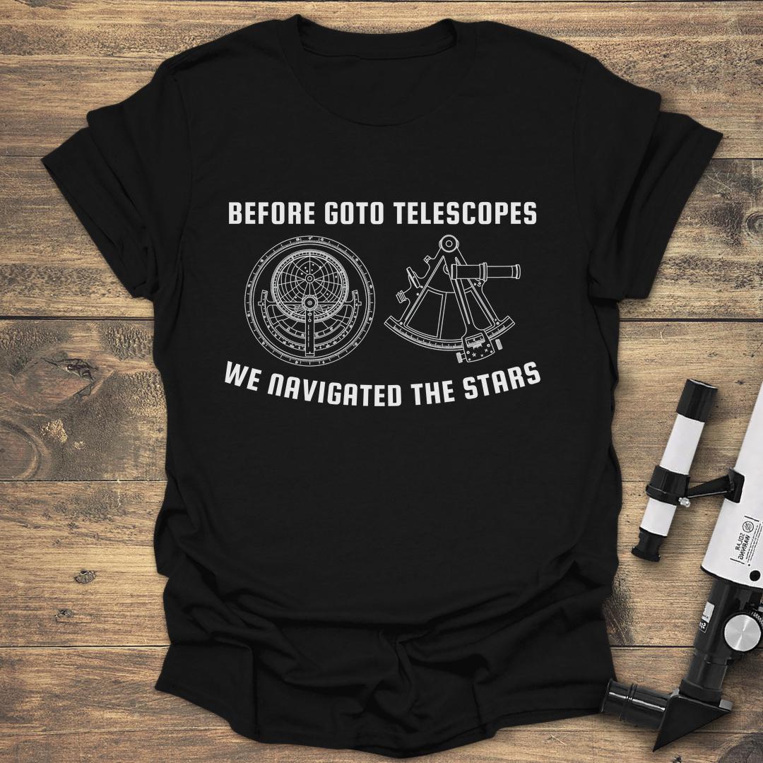 Before GOTO Telescopes - Black T-Shirt