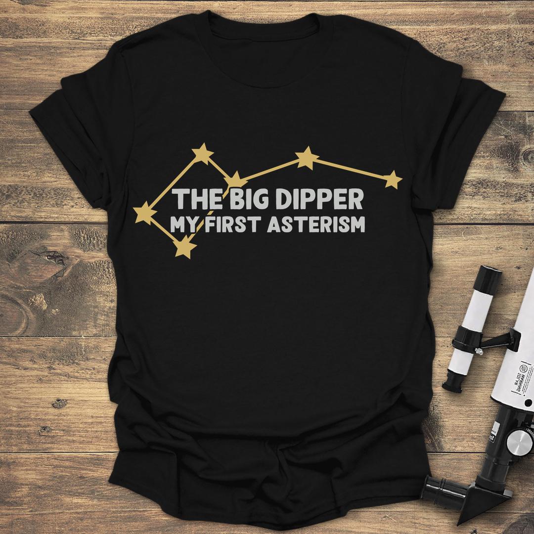 The Big Dipper My First Asterism - Black T-Shirt