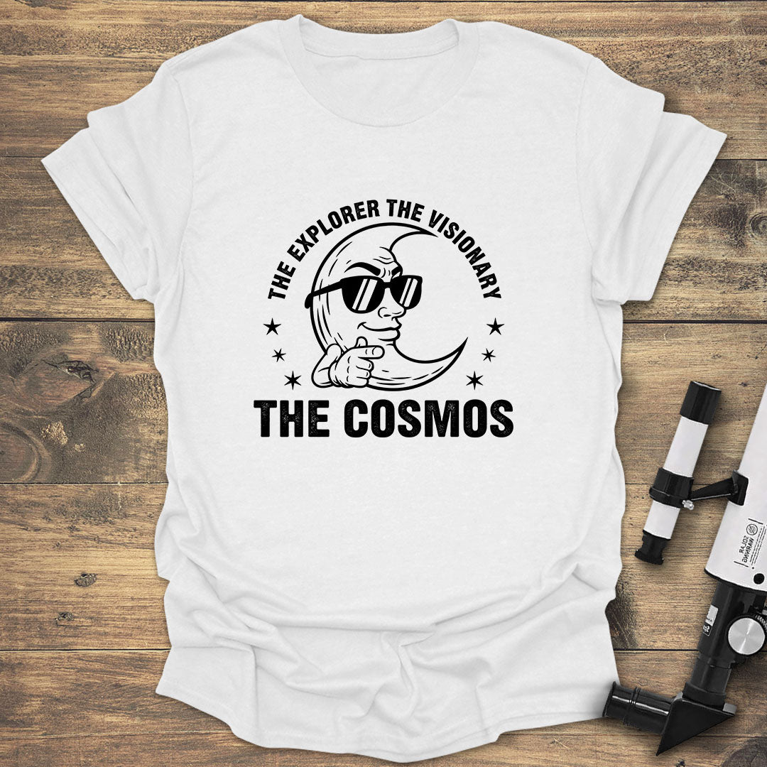 Moon In Shades Visionary - White T-Shirt