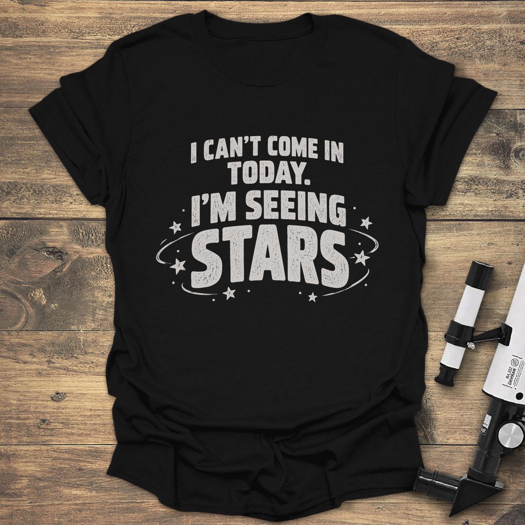 I'm Seeing Stars - Black t-shirt