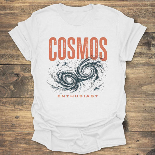Cosmos Enthusiast Galaxies - White T-Shirt