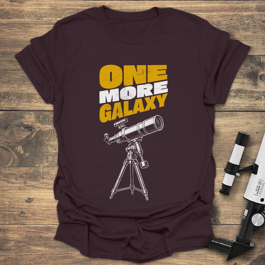 One More Galaxy Telescope - Dark Chocolate T-Shirt