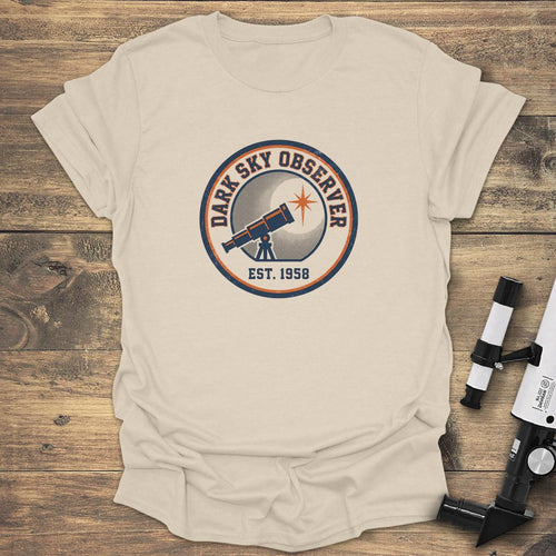 Dark Sky Observer - Natural T-Shirt