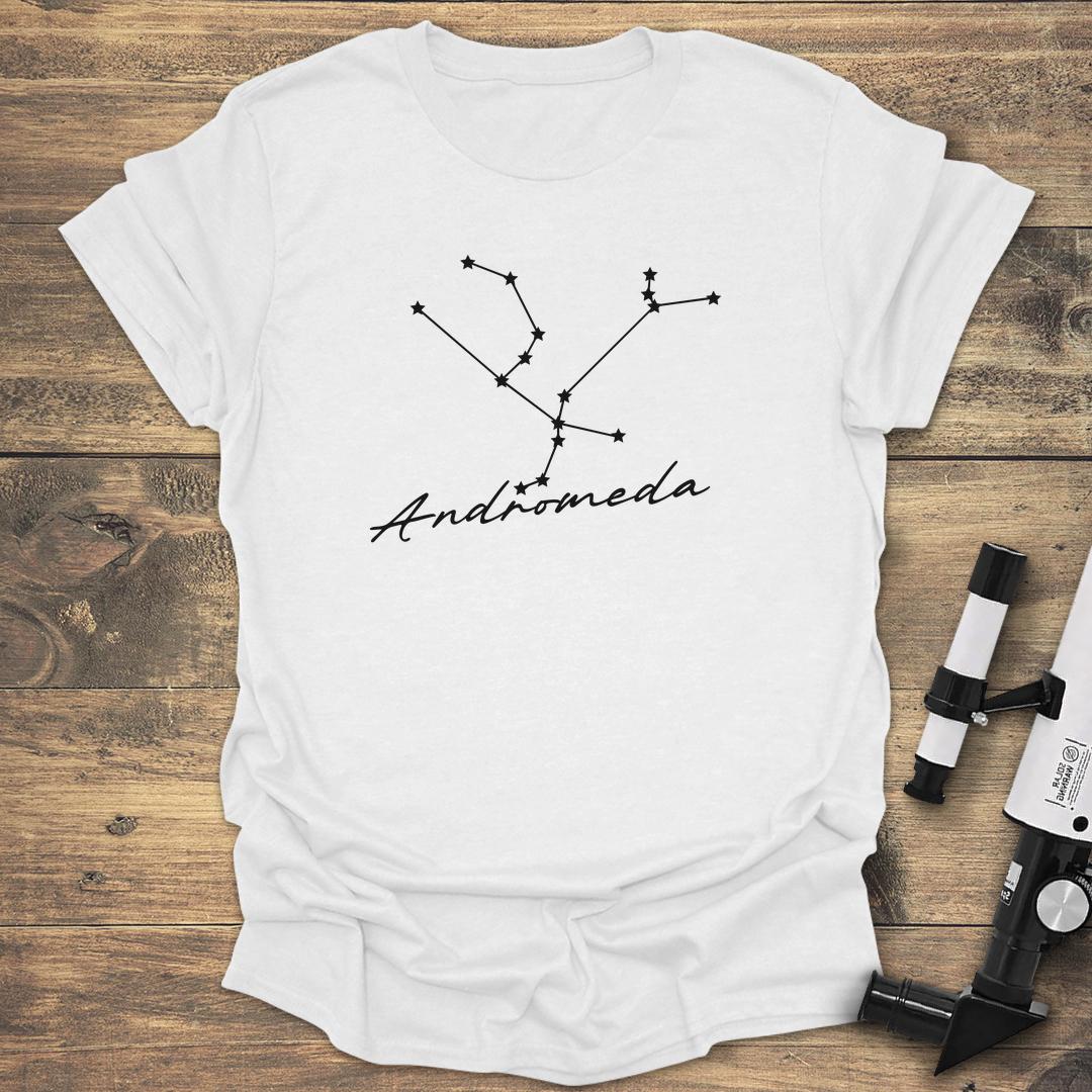 Andromeda Constellation - White T-Shirt
