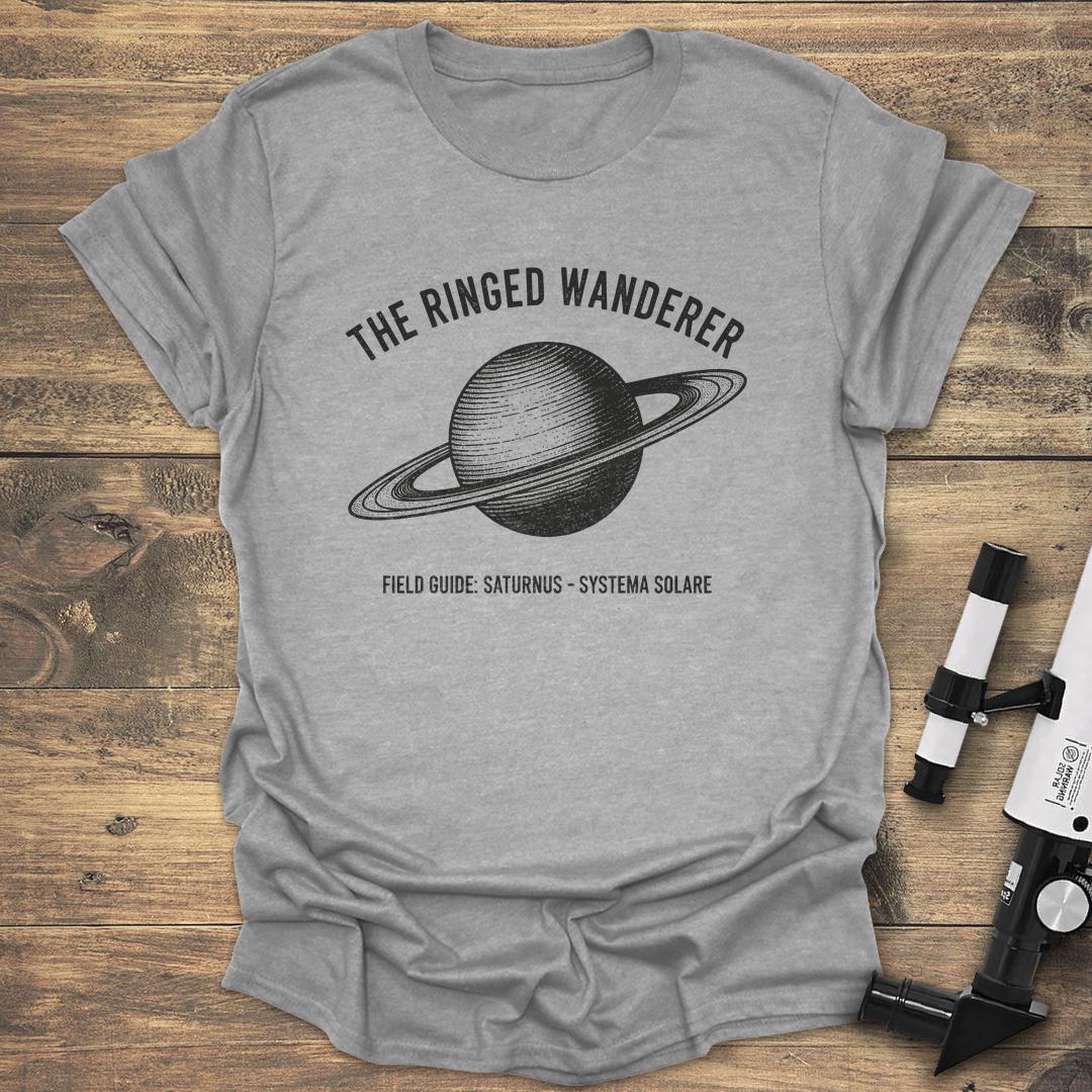 Saturns Ringing Wanderer - Sport Grey T-Shirt