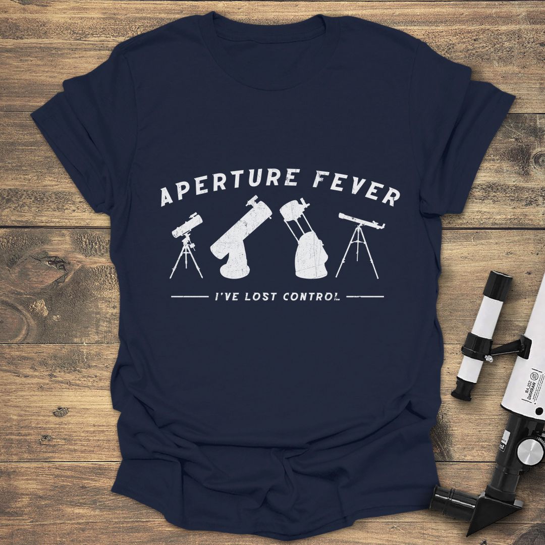 Aperture Fever Lost Control - Navy t-shirt