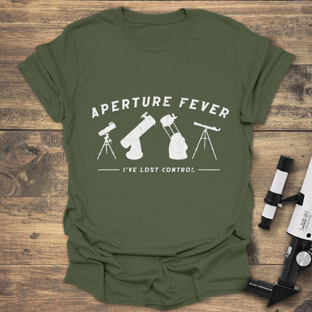 Aperture Fever Lost Control - Military Green t-shirt