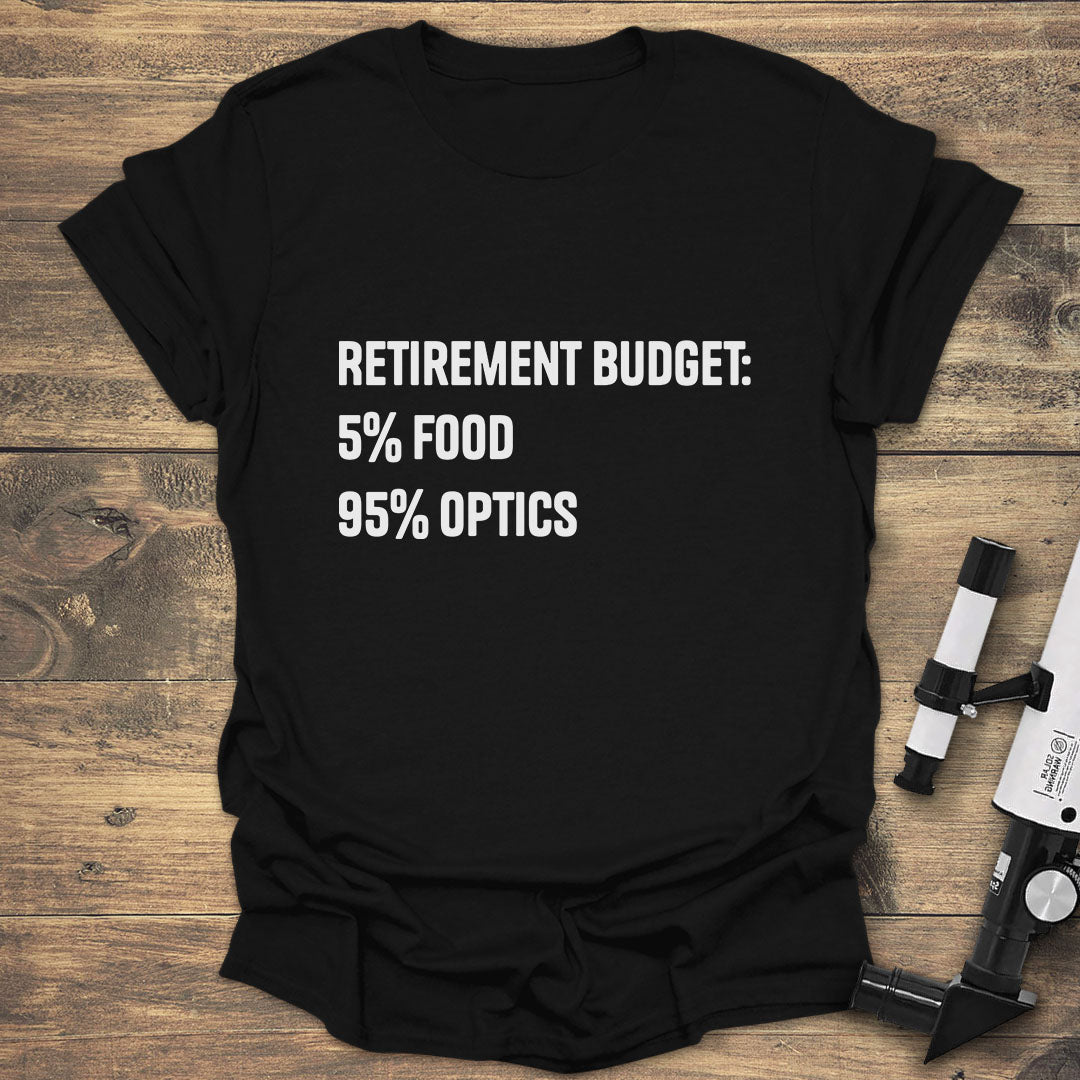 Retirement Budget - Black T-Shirt