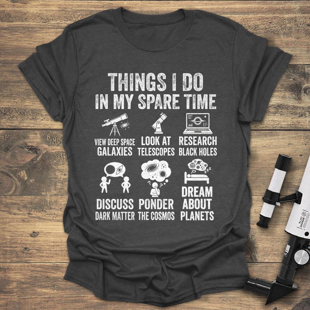 Things I Do In My Spare Time Universe - Dark heather T-Shirt