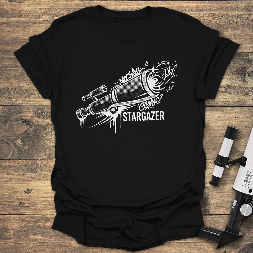 Stargazer Streetwear - Black T-Shirt