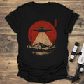 UFO Japanese Art - Black T-Shirt