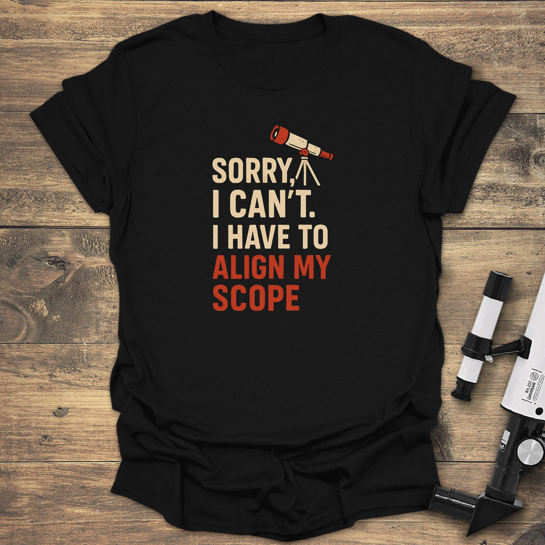 Align Scope - Black T-Shirt