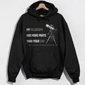 Telescope More Parts Hoodie - Black Hoodie